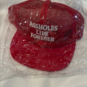 Red Mesh Trucker Hat